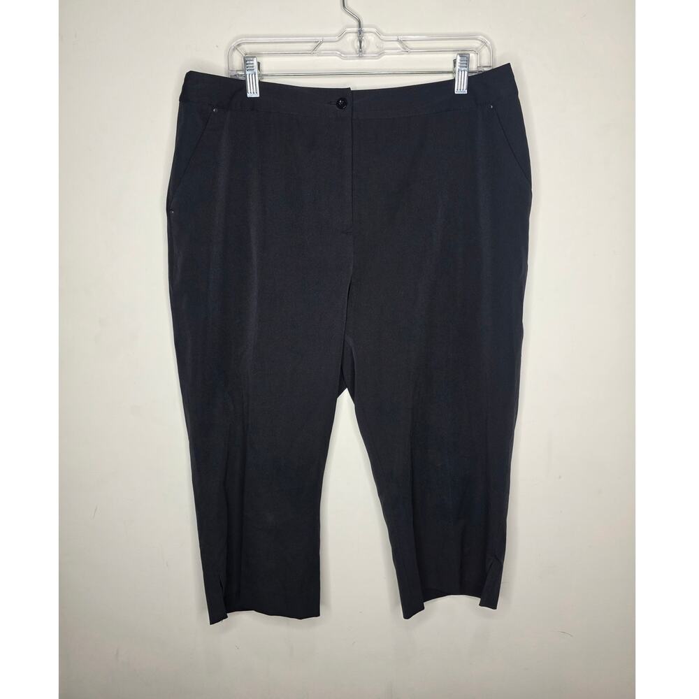 EP Pro Tour Tech black athletic capri pants - 14 - golf tennis pickleball